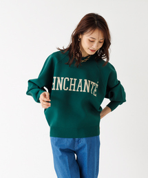 abahouse mavie | 【2023AW新色追加】ジャガードロゴニット(ニット/セーター)