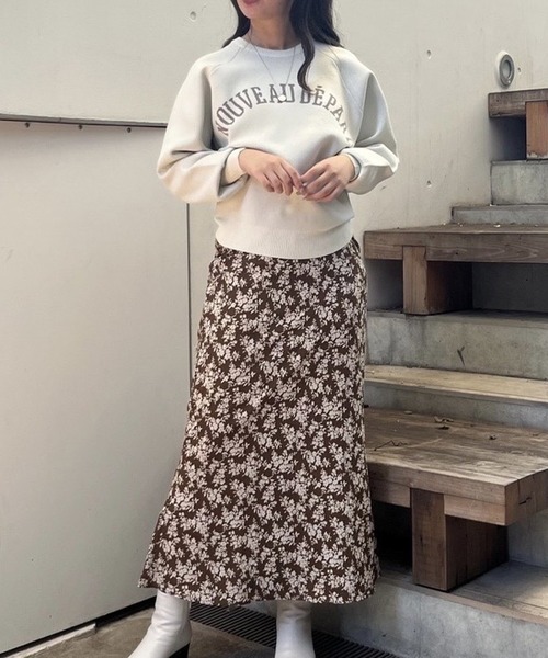 abahouse mavie（アバハウスマヴィ）の「【2023AW新色追加】ジャガードロゴニット（ニット/セーター・レディース・グレイッシュベージュ/チャコールグレー/グリーン/ネイビー/キャメル/グリーン系その他/アイボリー/グレー系その他・フリー）」の18枚目の写真