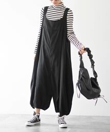 rps | フェイクスウェードボリュームヘムオールインワン(サロペット/オーバーオール)