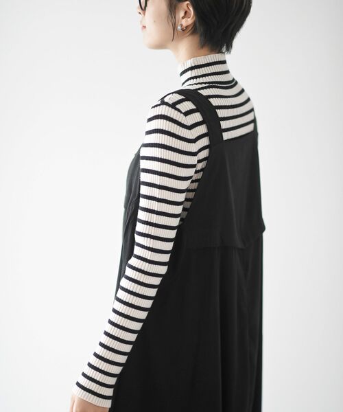 rps（アールピーエス）の「フェイクスウェードボリュームヘムオールインワン（サロペット/オーバーオール・レディース・チャコールグレー/ブラック/カーキ/カーキブラウン/モカ・フリー）」の11枚目の写真