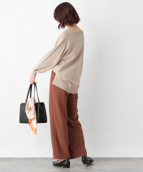 GLOBAL WORK(グローバルワーク)の「トリプルイージー袖ふわ/295838(ニット/セーター・レディース・ブラック/オフホワイト/グリーン/ベージュ・MEDIUM/LARGE)」の6枚目の写真