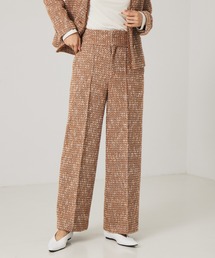qualite | ハイウエストツイードパンツ(その他パンツ)