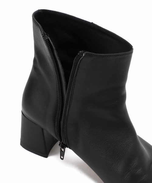 REMME（レメ）の「【REMME/レメ】スクエアトゥヒールブーツ（ブーツ・レディース・ブラック・36/38/37）」の4枚目の写真