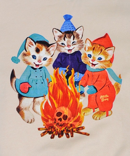 milkboy CAT EYES SWEATS 猫 トレーナー スウェット FREAK'S STORE（フリークスストア） トレーナー スウェット 限定展開