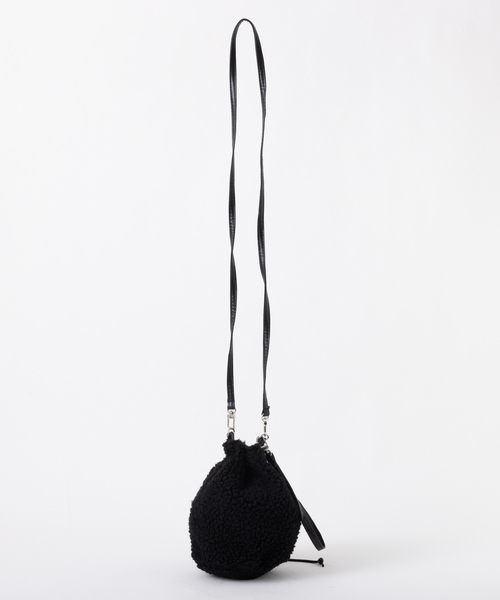 abahouse mavie(アバハウスマヴィ)の「【MEI 】FUR MINI巾着(ショルダーバッグ・レディース・アイボリー/その他/ブラック・フリー)」の4枚目の写真
