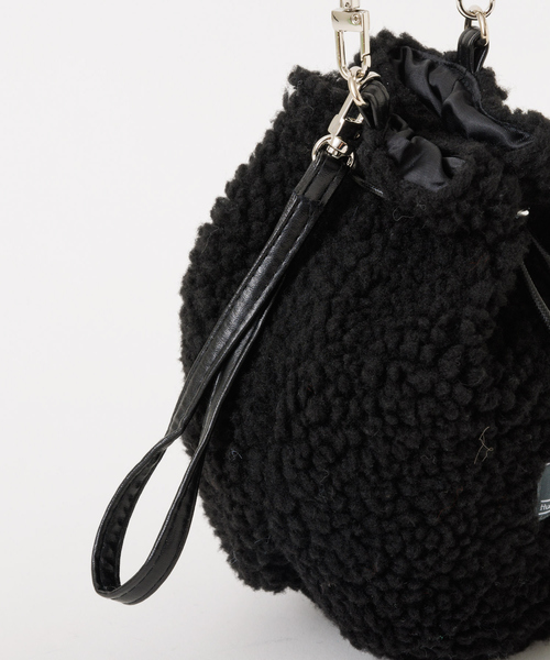 abahouse mavie(アバハウスマヴィ)の「【MEI 】FUR MINI巾着(ショルダーバッグ・レディース・アイボリー/その他/ブラック・フリー)」の11枚目の写真