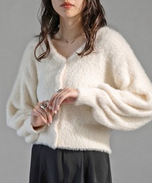 【cheriella】WEB限定フェザーヤーンカーディガン