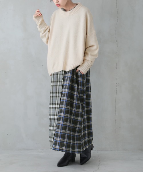 n'OrLABEL（ノアールレーベル）の「【廃盤】『ビッグシルエットショート丈ニット』（ニット/セーター・レディース・チャコール/ピンク/アイボリー/ブルー・FREE）」の20枚目の写真