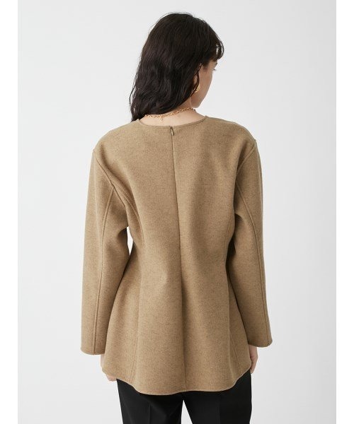 Mila Owen(ミラオーウェン)の「ペプラムチュニックリバー風プルオーバー(チュニック・レディース・キャメル/イエロー/チャコールグレー・0/1)」の7枚目の写真