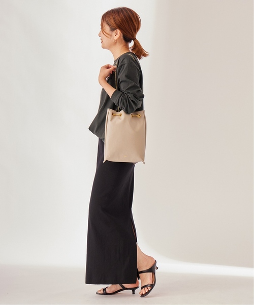 JOURNAL STANDARD（ジャーナルスタンダード）の「《追加2》ロゴロングTシャツ（Tシャツ/カットソー・レディース・ホワイト/ブラック系その他・FREE）」の5枚目の写真