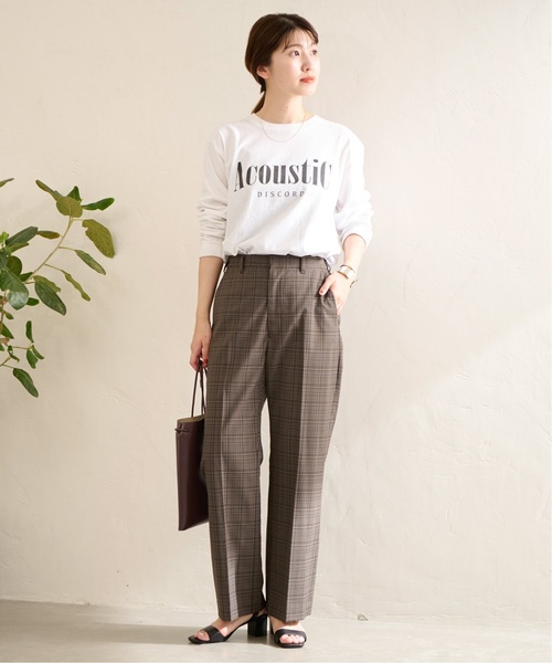 JOURNAL STANDARD（ジャーナルスタンダード）の「《追加2》ロゴロングTシャツ（Tシャツ/カットソー・レディース・ホワイト/ブラック系その他・FREE）」の10枚目の写真