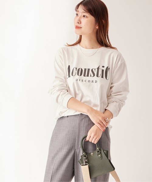 JOURNAL STANDARD（ジャーナルスタンダード）の「《追加2》ロゴロングTシャツ（Tシャツ/カットソー・レディース・ホワイト/ブラック系その他・FREE）」の17枚目の写真
