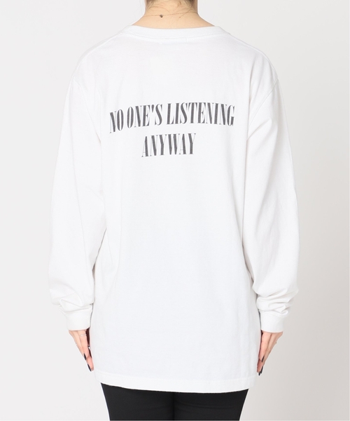 JOURNAL STANDARD（ジャーナルスタンダード）の「《追加2》ロゴロングTシャツ（Tシャツ/カットソー・レディース・ホワイト/ブラック系その他・FREE）」の20枚目の写真