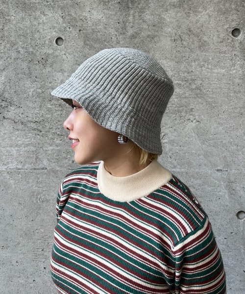 CLIPPER CASUALS(クリッパーカジュアル)の「【CLIPPER CASUALS/クリッパーカジュアル】Bucket Hat(ハット・レディース・ホワイト/ブラック/グレー・FREE)」の14枚目の写真