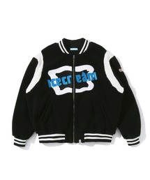 アイスクリームスタジャン ネイビー ICECREAM（アイスクリーム）の「TEAM VARSITY JACKET