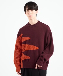 STUDIOUS別注 POTTERY IMAGE KNIT