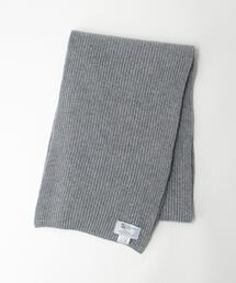 Johnstons of Elgin | ＜JOHNSTONS×green label relaxing＞ウールカシミヤ リブ マフラー(マフラー)