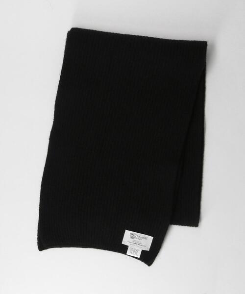 Johnstons of Elgin（ジョンストンズオブエルガン）の「＜JOHNSTONS×green label relaxing＞ウールカシミヤ リブ マフラー（マフラー・メンズ・ブラック/ブラウン/ライトグレー・FREE）」の7枚目の写真