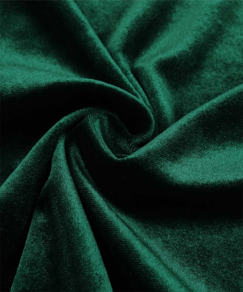 miette(ミエット)の「フロントスリットベロアロングスカート(スカート・レディース・ブルー/グリーン/ブラック・FREE)」の12枚目の写真