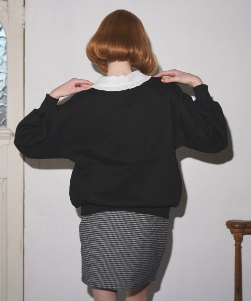 MIRO AMURETTE（ミロアミュレット）の「houndstooth check mini skirt/千鳥柄ミニスカート（スカート・レディース・ブラック/ピンク/ベージュ・FREE）」の9枚目の写真