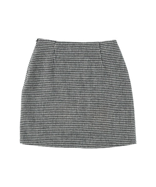 MIRO AMURETTE（ミロアミュレット）の「houndstooth check mini skirt/千鳥柄ミニスカート（スカート・レディース・ブラック/ピンク/ベージュ・FREE）」の17枚目の写真