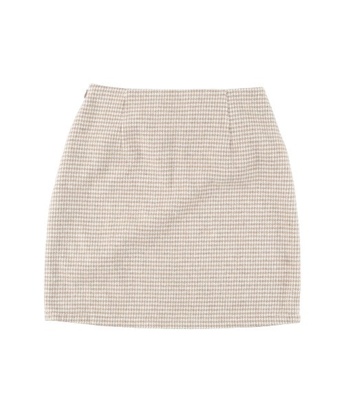 MIRO AMURETTE（ミロアミュレット）の「houndstooth check mini skirt/千鳥柄ミニスカート（スカート・レディース・ブラック/ピンク/ベージュ・FREE）」の22枚目の写真