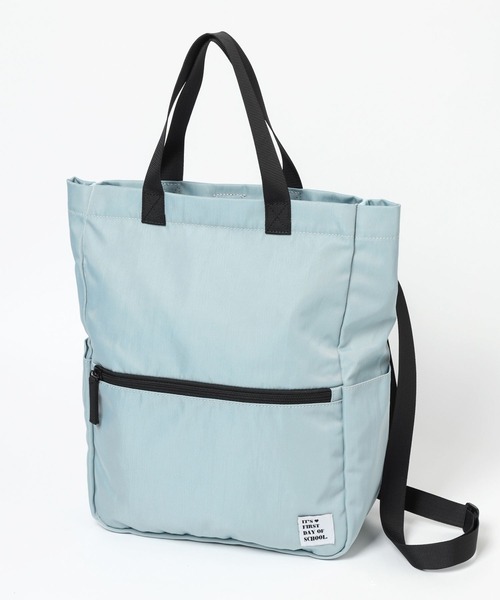 GLOBAL WORK(グローバルワーク)の「洗えるマルチWAYバッグ/183378(トートバッグ・キッズ・サックスブルー/ブラック・ONE SIZE)」の1枚目の写真