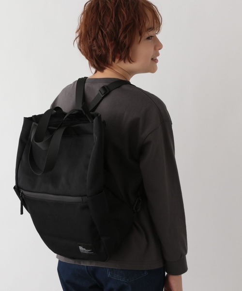 GLOBAL WORK(グローバルワーク)の「洗えるマルチWAYバッグ/183378(トートバッグ・キッズ・サックスブルー/ブラック・ONE SIZE)」の2枚目の写真