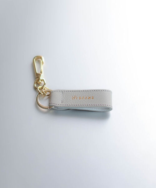 bpr BEAMS（ビーピーアール ビームス ）の「bPr BEAMS / レザーストラップ キーホルダー（キーホルダー・メンズ・レッド/イエロー/ブラウン/ネイビー/ブラック/グレー・ONE SIZE）」の3枚目の写真