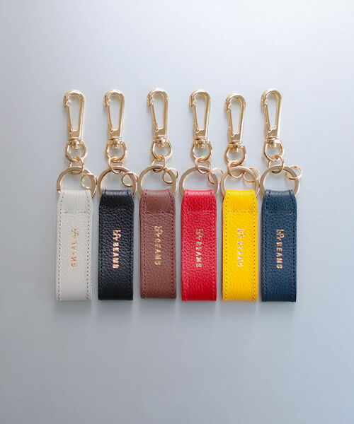 bpr BEAMS（ビーピーアール ビームス ）の「bPr BEAMS / レザーストラップ キーホルダー（キーホルダー・メンズ・レッド/イエロー/ブラウン/ネイビー/ブラック/グレー・ONE SIZE）」の7枚目の写真