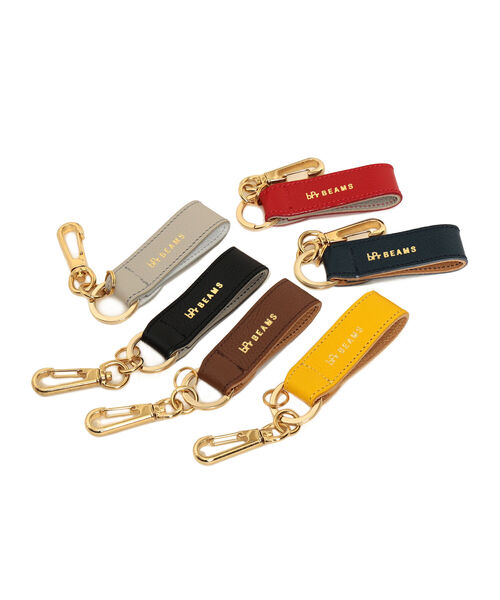 bpr BEAMS（ビーピーアール ビームス ）の「bPr BEAMS / レザーストラップ キーホルダー（キーホルダー・メンズ・レッド/イエロー/ブラウン/ネイビー/ブラック/グレー・ONE SIZE）」の14枚目の写真