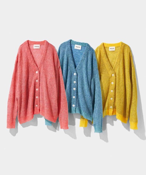 MEDE19F(メデジュウキュウ)の「MEDE19F 春まで使えるモヘア混カーディガン(カーディガン/ボレロ・レディース・ブルー/イエロー/ピンク・LARGE/MEDIUM/X-LARGE)」の13枚目の写真
