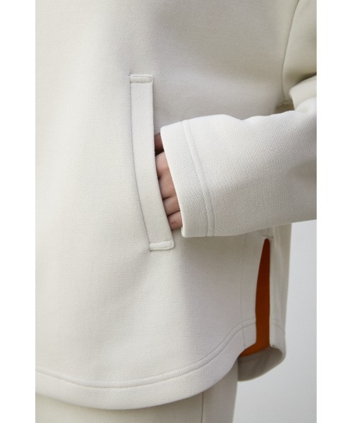 AZUL by moussy（アズールバイマウジー）の「DOUBLE FACE H/N HOODIE/ダブルフェイスハイネックフーディー（パーカー・レディース・ダークオレンジ/ダークネイビー/アイボリー・SMALL/MEDIUM）」の22枚目の写真