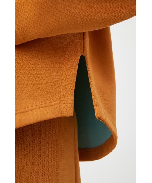 AZUL by moussy（アズールバイマウジー）の「DOUBLE FACE H/N HOODIE/ダブルフェイスハイネックフーディー（パーカー・レディース・ダークオレンジ/ダークネイビー/アイボリー・SMALL/MEDIUM）」の13枚目の写真