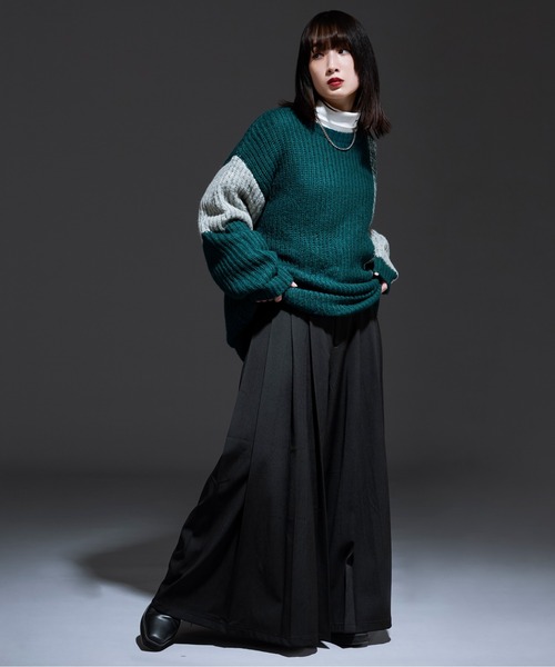 Ellno Loset(エルノロゼット)の「サイドプリーツワイドパンツ(その他パンツ・メンズ・グレー/ブラック・SMALL/MEDIUM/LARGE)」の11枚目の写真