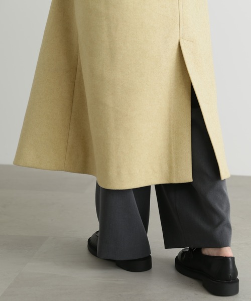 N.（N. Natural Beauty Basic）（エヌエヌナチュラルビューティーベーシック）の「【S Size Line】◆ステンカラーケープコート（ステンカラーコート・レディース・イエロー/チャコールグレー・SMALL/MEDIUM）」の10枚目の写真