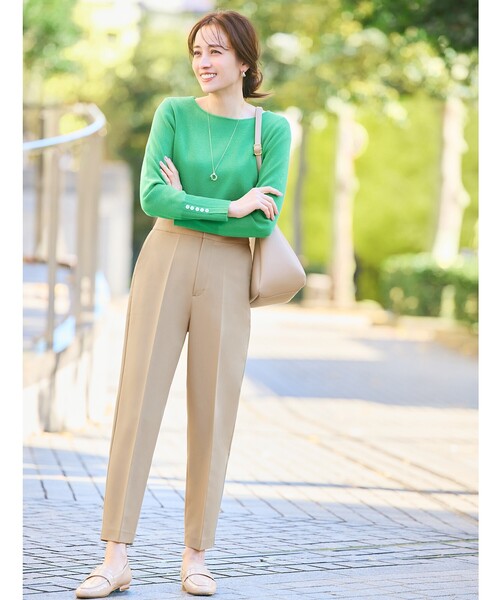 OPAQUE.CLIP（オペークドットクリップ）の「◆エナメルフラットローファー（その他シューズ・レディース・ベージュ/ブラック・02/03）」の4枚目の写真