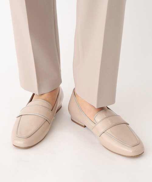 OPAQUE.CLIP（オペークドットクリップ）の「◆エナメルフラットローファー（その他シューズ・レディース・ベージュ/ブラック・02/03）」の10枚目の写真