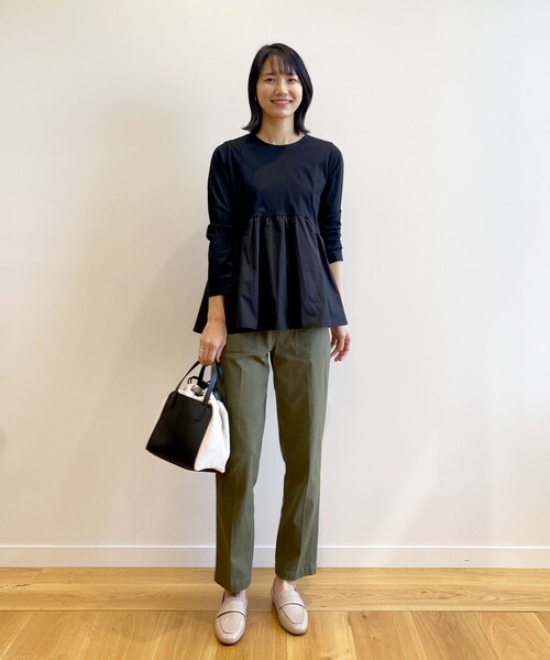 OPAQUE.CLIP（オペークドットクリップ）の「◆エナメルフラットローファー（その他シューズ・レディース・ベージュ/ブラック・02/03）」の11枚目の写真