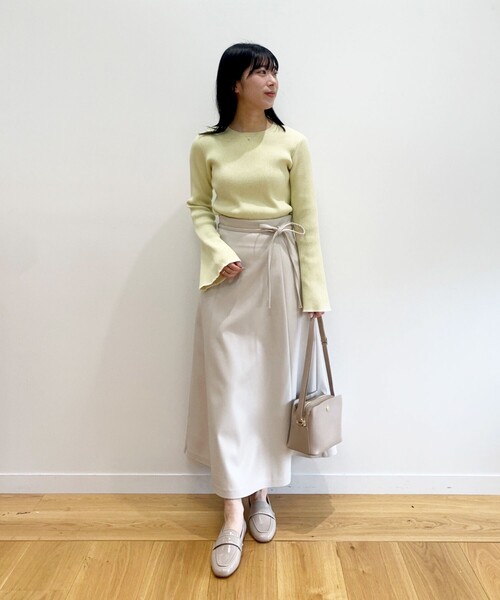 OPAQUE.CLIP（オペークドットクリップ）の「◆エナメルフラットローファー（その他シューズ・レディース・ベージュ/ブラック・02/03）」の12枚目の写真