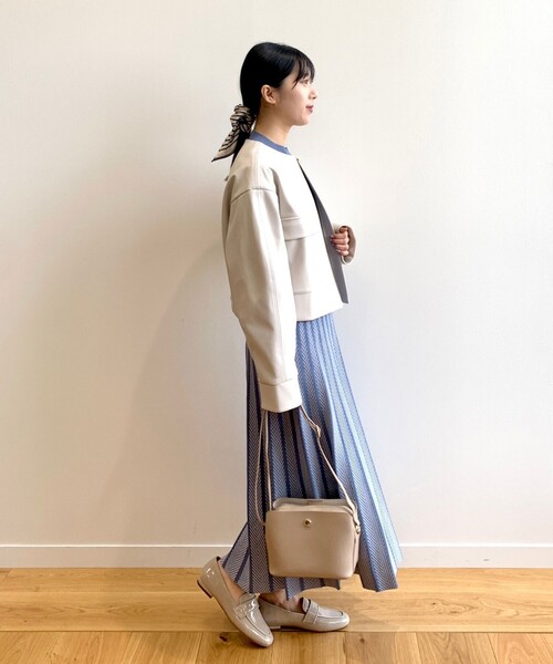 OPAQUE.CLIP（オペークドットクリップ）の「◆エナメルフラットローファー（その他シューズ・レディース・ベージュ/ブラック・02/03）」の14枚目の写真