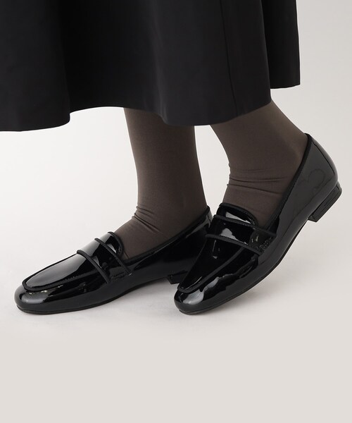 OPAQUE.CLIP（オペークドットクリップ）の「◆エナメルフラットローファー（その他シューズ・レディース・ベージュ/ブラック・02/03）」の20枚目の写真