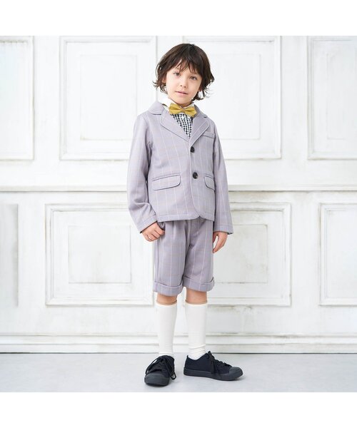 apres les cours（アプレレクール）の「フォーマル蝶ネクタイ（ネクタイ・キッズ・マスタード/ワインレッド/ネイビー・FREE）」の4枚目の写真