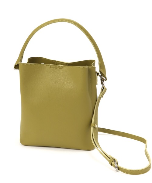 LAKOLE（ラコレ）の「ワンハンドル2WAYスクエアバッグ / 177544（トートバッグ・レディース・ブラック/オフホワイト/グリーン/ベージュ/ライトブルー・FREE）」の10枚目の写真