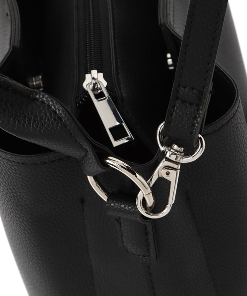 LAKOLE（ラコレ）の「ワンハンドル2WAYスクエアバッグ / 177544（トートバッグ・レディース・ブラック/オフホワイト/グリーン/ベージュ/ライトブルー・FREE）」の18枚目の写真