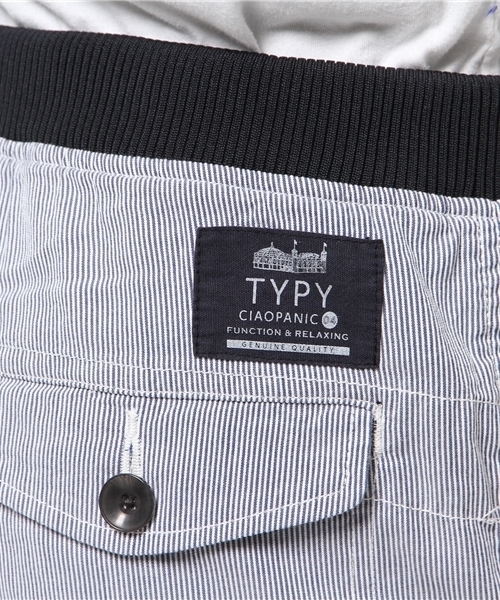 OUTLET（アウトレット）の「【CIAOPANIC TYPY】コードレーンリブイージーパンツ（その他パンツ・メンズ・ネイビー/ホワイト・SMALL/LARGE/MEDIUM）」の5枚目の写真