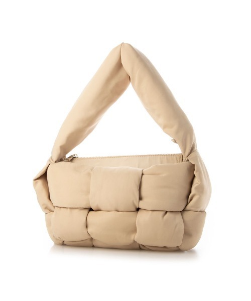 EVOL（イーボル）の「【EVOL/イーボル】 ファスナー付きメッシュナイロンハンドバッグ IU5130（ハンドバッグ・レディース・ベージュ/ブラック/アイボリー・FREE）」の17枚目の写真