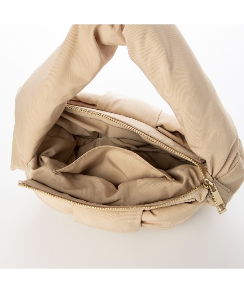 EVOL（イーボル）の「【EVOL/イーボル】 ファスナー付きメッシュナイロンハンドバッグ IU5130（ハンドバッグ・レディース・ベージュ/ブラック/アイボリー・FREE）」の20枚目の写真