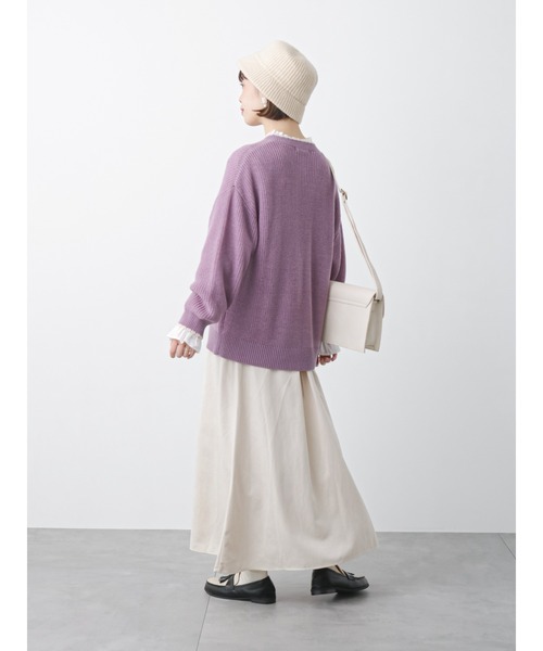 ehka sopo(エヘカソポ)の「スタンドフリルキャンディスリーブブラウス(シャツ/ブラウス・レディース・オフホワイト/ブラック/ベージュ/キナリ・フリ-)」の9枚目の写真