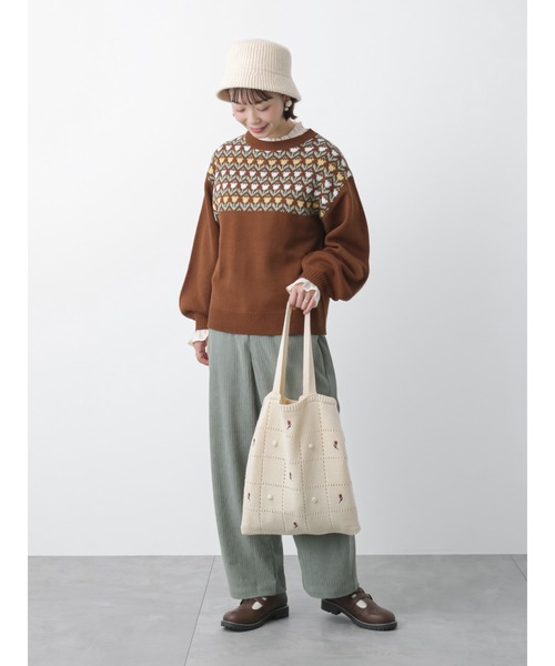 ehka sopo(エヘカソポ)の「スタンドフリルキャンディスリーブブラウス(シャツ/ブラウス・レディース・オフホワイト/ブラック/ベージュ/キナリ・フリ-)」の13枚目の写真